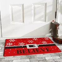 Calloway Mills Believe Outdoor Rectangular Doormat