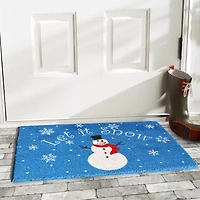 Calloway Mills Let It Snow Outdoor Rectangular Doormat
