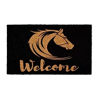 Calloway Mills Stallion Welcome Outdoor Rectangular Doormat