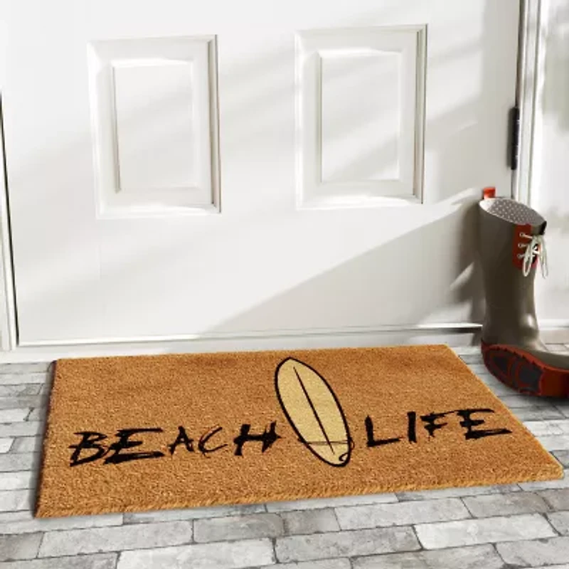 Calloway Mills Beach Life Outdoor Rectangular Doormat