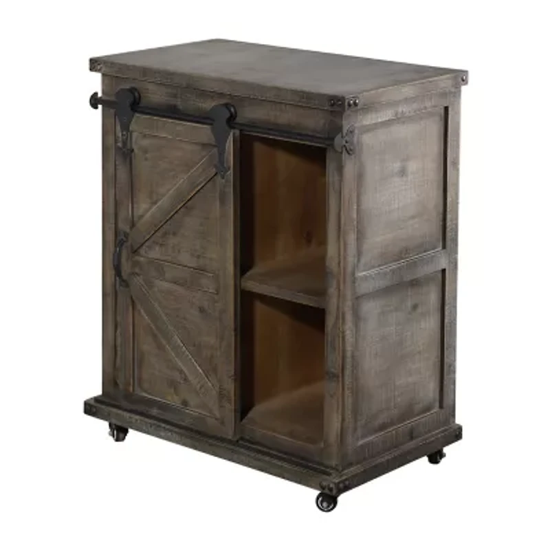 Stylecraft Persley Grey Wooden Accent Cabinet