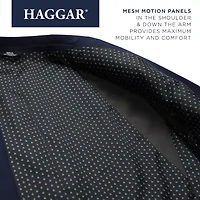 Haggar The Active Series Tailored Mens Stretch Fabric Regular Fit Sport Coat