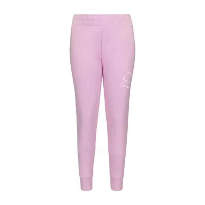PUMA Jogger Big Kid Girls Cuffed Regular Fit Fleece Sweatpant