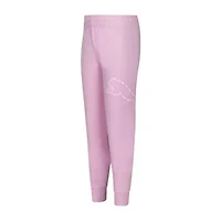 PUMA Jogger Big Kid Girls Cuffed Regular Fit Fleece Sweatpant