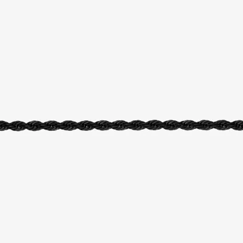 Stainless Steel Solid Rope Chain Necklace