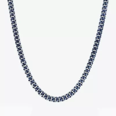 20 Inch Mens Stainless Steel Curb Chain Necklace