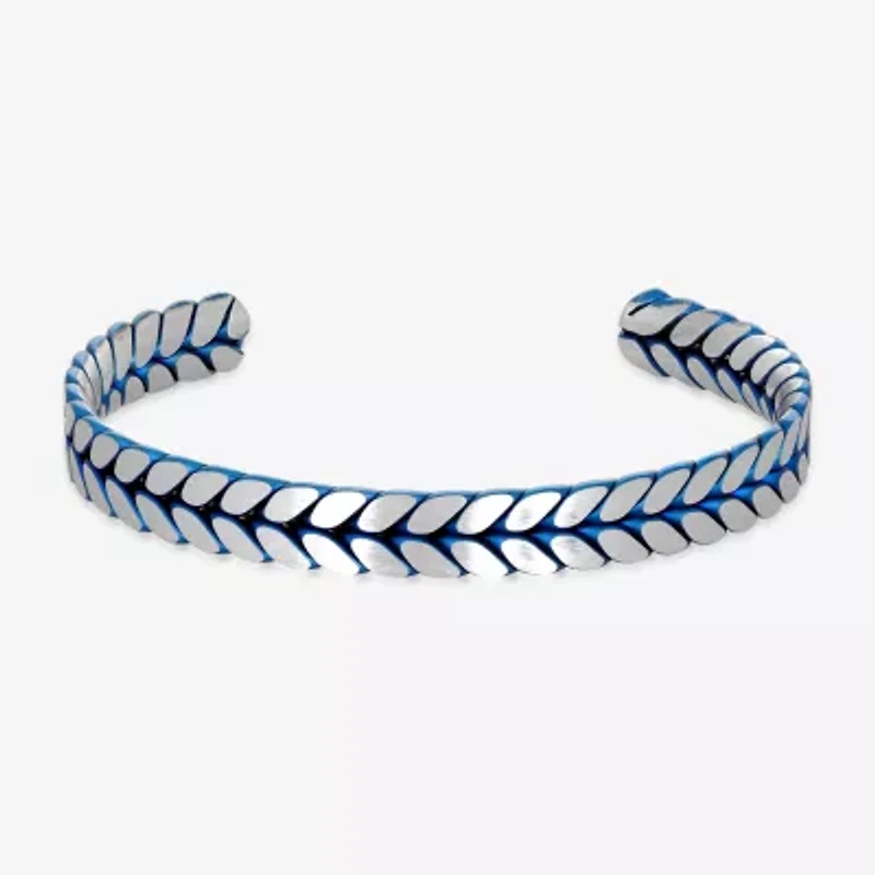 Mens Stainless Steel Cuff Bracelet