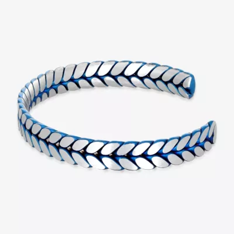 Mens Stainless Steel Cuff Bracelet