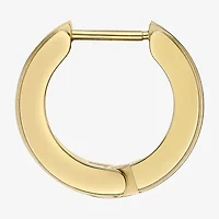 Mens Cubic Zirconia Stainless Steel 14mm Single Earring