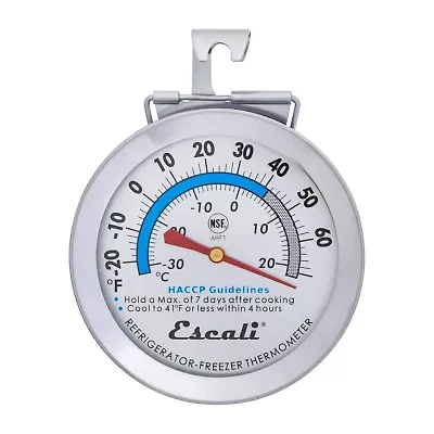 Escali Refrigerator Freezer Dial Thermometer
