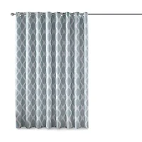 Madison Park Kagen 100"W X 84"L Energy Saving Blackout Grommet Top Single Patio Door Curtain
