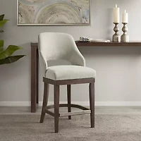 Madison Park Marshall Dining Room Collection Counter Height Upholstered Bar Stool
