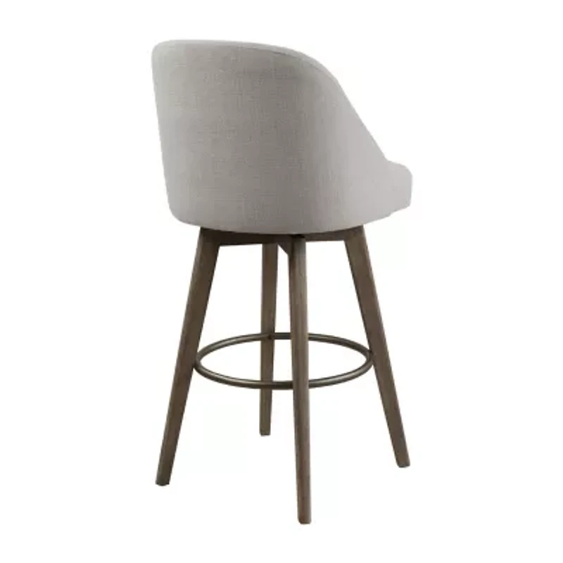 Madison Park Walsh Dining Room Collection Upholstered Swivel Bar Stool