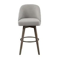 Madison Park Walsh Dining Room Collection Upholstered Swivel Bar Stool