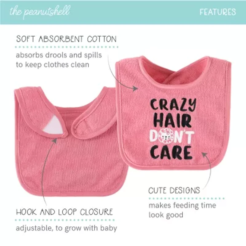 The Peanutshell Girls 10-pc. Bib