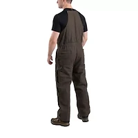 Berne Highland Washed Insulated Bibs Short Mens Workwear Overall