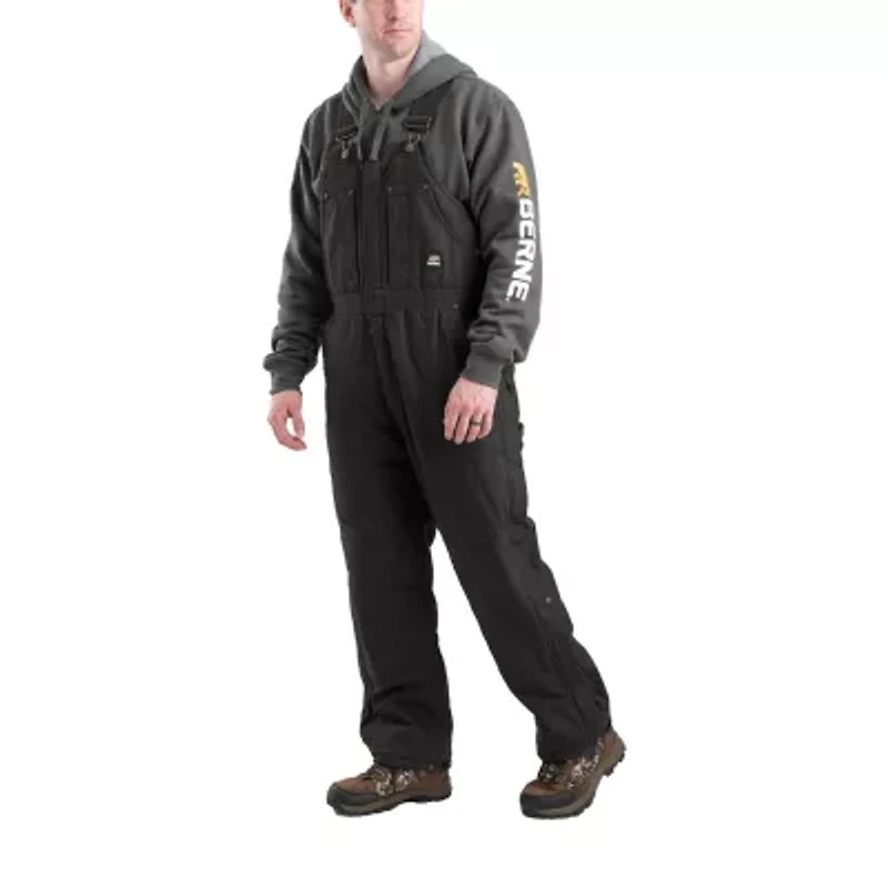 Berne Highland Washed Insulated Bibs Mens Workwear Overall
