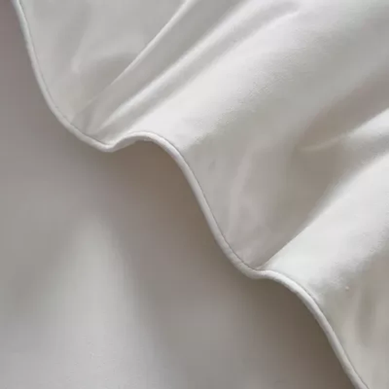 Farm To Home Organic Blended Cotton All Season White Feather And Down Comforter