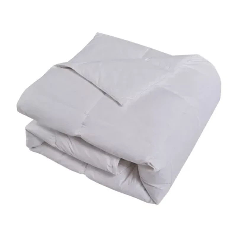 Farm To Home Organic Blended Cotton White Feather And Down Comforter - Medium Warmth