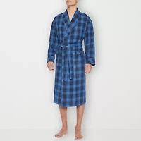 Residence Mens Flannel Long Sleeve Length Robe