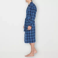 Residence Mens Flannel Long Sleeve Length Robe