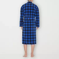 Residence Mens-Tall Fleece Kimono Robe Long Sleeve Length