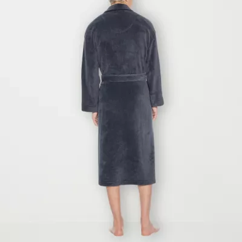 Residence Mens Big Fleece Long Sleeve Length Robe
