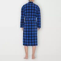 Residence Mens-Big Fleece Kimono Robe Long Sleeve Length