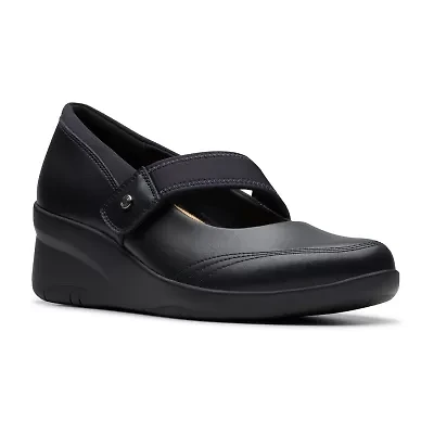 Clarks Suttyn May Womens Moc Closed Toe Slip-On Shoe