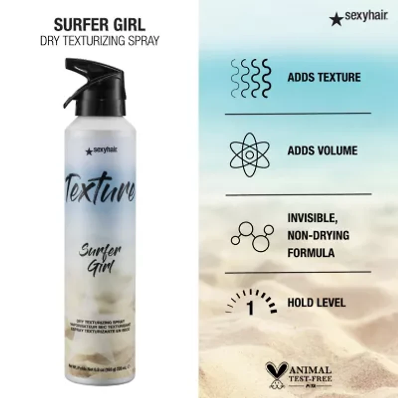 Sexy Hair Texture Surfer Girl Dry Texturizing Styling Product 6.8 oz.