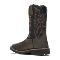 Wolverine Mens Rancher Flat Heel Work Boots