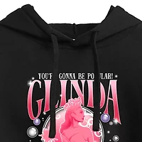 Movie Glinda Cropped Womens Long Sleeve Wicked Juniors Hoodie