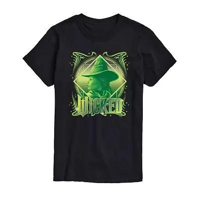 Movie Elphaba Tee Womens Crew Neck Short Sleeve Regular Fit Wicked Juniors Graphic T-Shirt