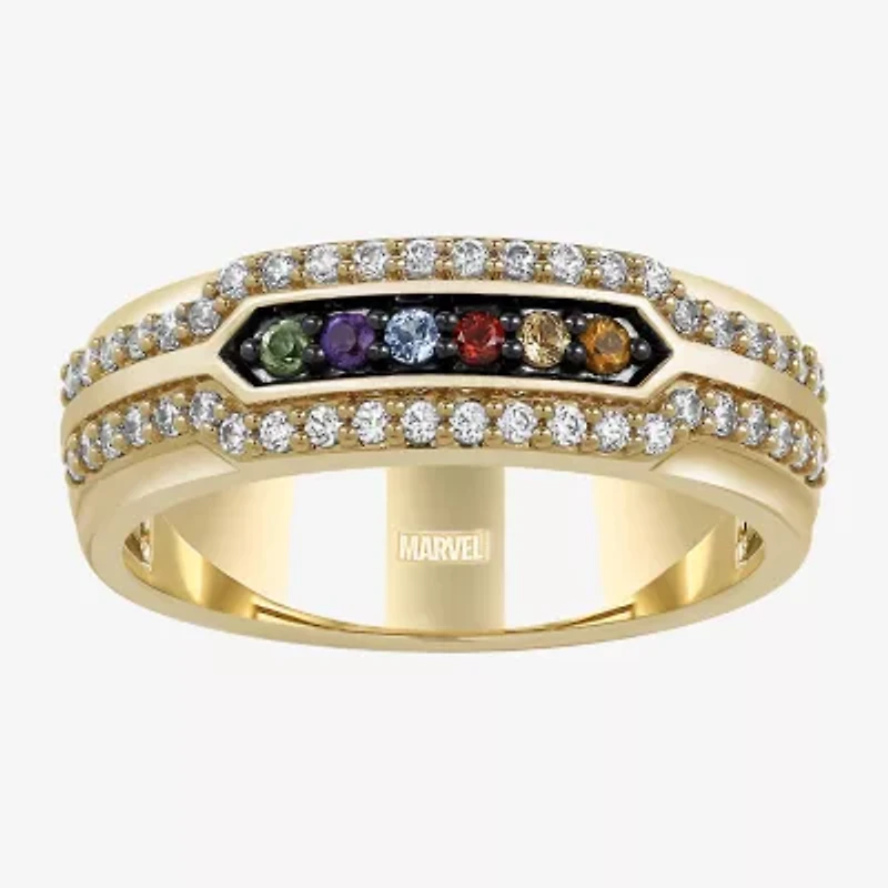 Infinity Star Lab Grown Diamonds "Infinity Gauntlet" Womens 1/3 CT. T.W. Genuine Multi Color 14K Gold Thanos Band