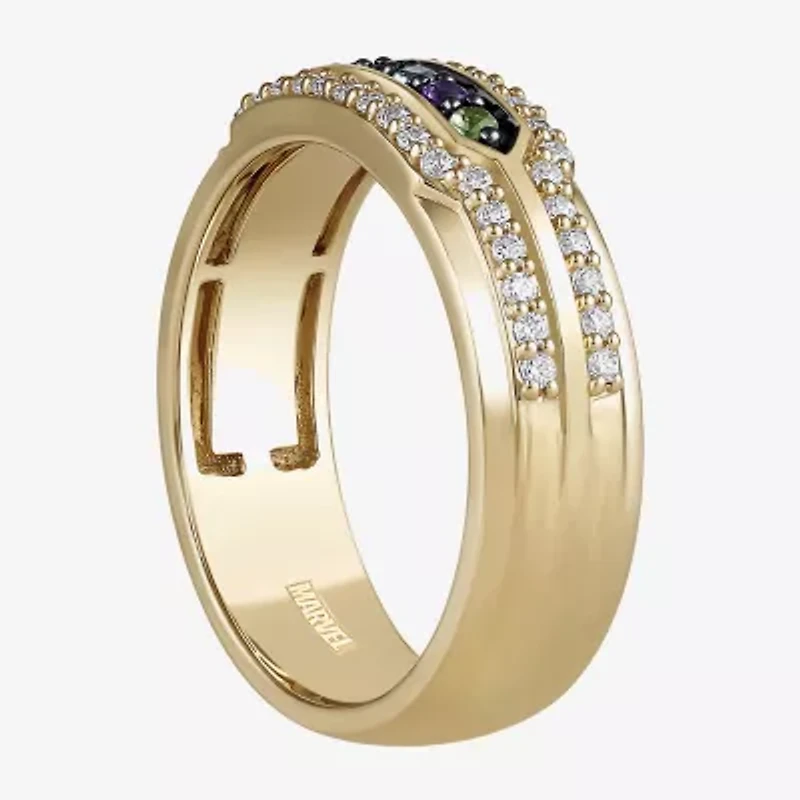 Infinity Star Lab Grown Diamonds "Infinity Gauntlet" Womens 1/3 CT. T.W. Genuine Multi Color 14K Gold Thanos Band