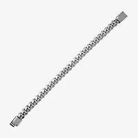 Mens Stainless Steel 9 Inch Curb Chain Bracelet