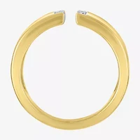 Diamond Addiction (G-H / I1-I2) Womens 1/10 CT. T.W. Lab Grown White 14K Gold Over Silver Cocktail Ring