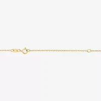 Diamond Accent Cowboy Hat (G-H / I1-I2) Womens Diamond Accent Lab Grown White Diamond 14K Gold Over Silver 16 Inch Pendant Necklace
