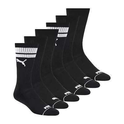 PUMA Sportstyle Training Mens 6 Pair Crew Socks