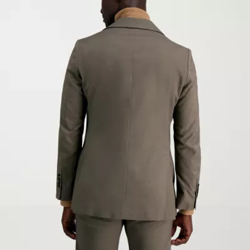 Haggar JMH Tailored Prominent Twill Mens Stretch Fabric Modern Fit Suit Jacket