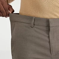 Haggar JMH Tailored Prominent Twill Mens Stretch Fabric Modern Fit Flat Front Suit Pant