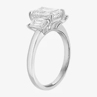 Effy  (G / Vs2-Si1) Womens 3 CT. T.W. Lab Grown White Diamond 14K White Gold 3-Stone Engagement Ring