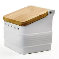 Design Imports Stoneware Garlic Keeper