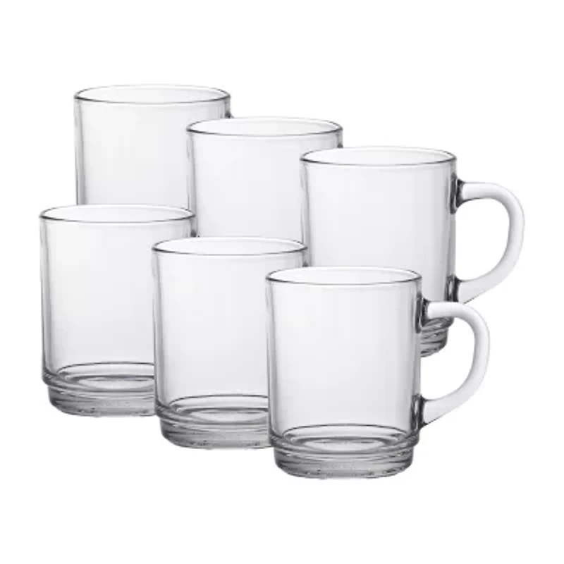 Duralex Versailles 6-pc. 8oz. Coffee Mug Set
