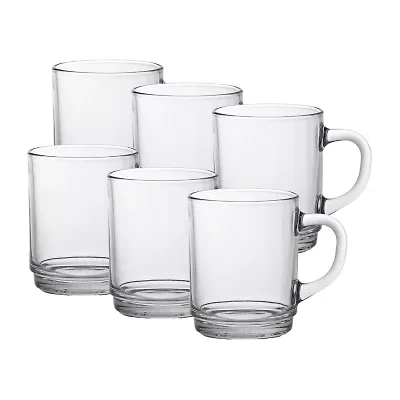 Duralex Versailles 6-pc. 8oz. Coffee Mug Set