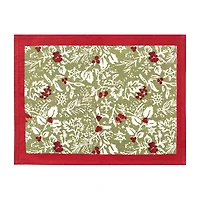 Couleur Nature Baies De Houx 6-pc. Placemat