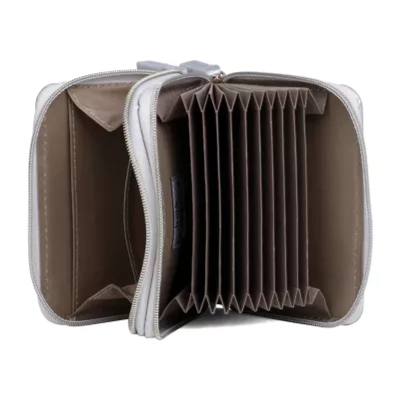 Julia Buxton Wizard Womens Rfid Blocking Accordian Wallet