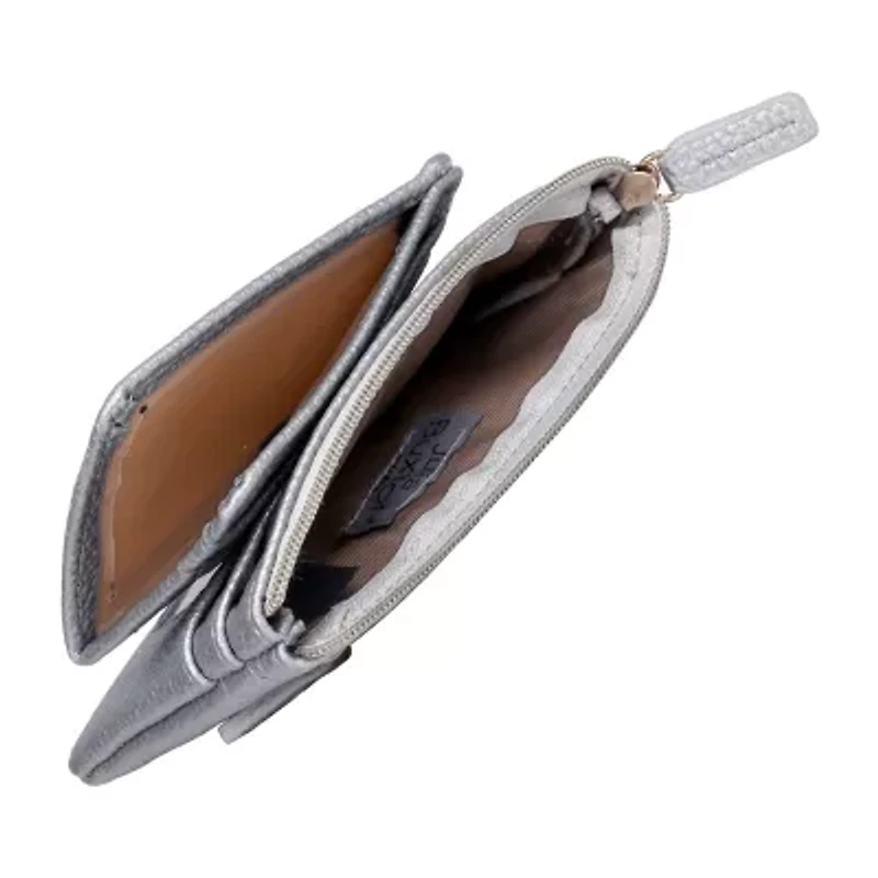 Julia Buxton Large Id Coin Case Womens Rfid Blocking Wallet