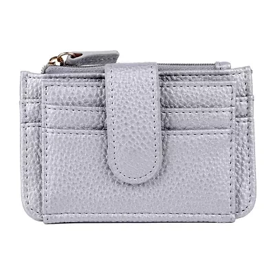 Julia Buxton Bifold Slim Card Case Womens Rfid Blocking Accordian Wallet