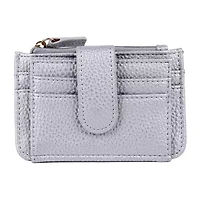 Julia Buxton Bifold Slim Card Case Womens Rfid Blocking Accordian Wallet